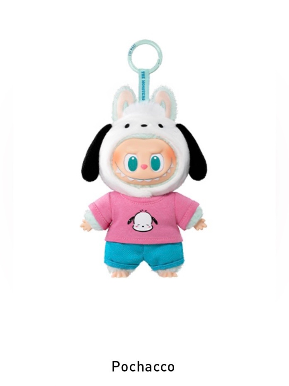 Pop Mart Labubu Sanrio Pochacco Plush Keychain